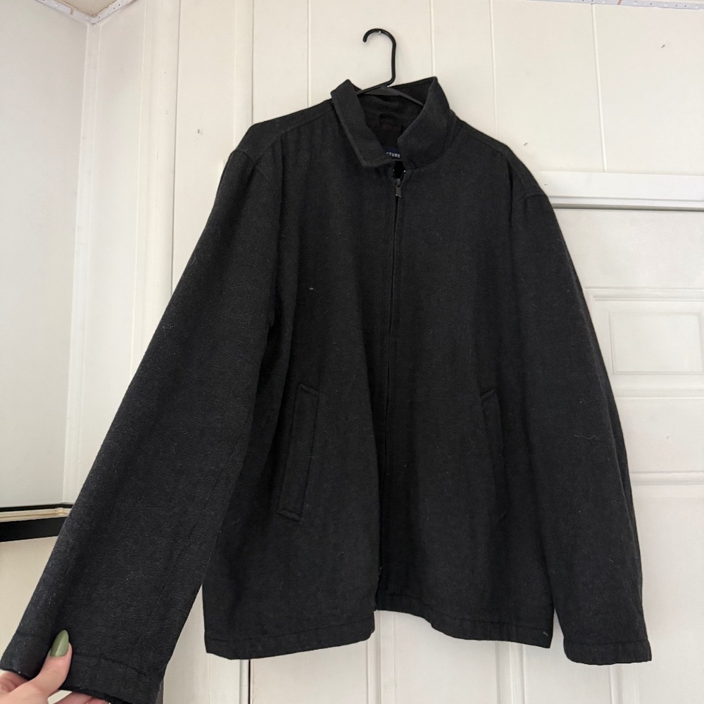 Classic black Structure winter spring sturdy durable cute comfy Black Jacket wi
